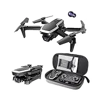 drone avec caméra drone, drone avec caméra, mini drone avec caméra 4k hd quadcopter rc drone rc 4ch 2.4ghz télécommande 3d flip mode sans tête pour les enfants et les débutants cadeau