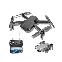 mini drone e99 télécommande pliable quadcopter avec 4k fpv multi usage hd caméra simple noir