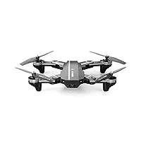 bocbco drones avec caméra vidéo en direct gps drone 4k hd wifi fpv flying drone, dji drone, meilleur drone pour les débutants avec altitude hold, commande vocale, g-sensor, trajectory flight, 3d fl
