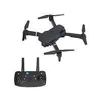 e88 drones pliables avec double caméra 4k hd fpv, mini drone rc quadcopter support app control, trajectory flight, altitude hold, 3d flip, cadeau pour enfant adulte débutant