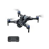 goolsky drone télécommandé avec caméra 4k double caméra pour éviter les obstacles, moteur sans balais, vol stationnaire automatique, quadrirotor télécommandé avec lumière colorée