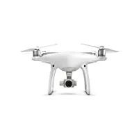 dji phantom 4 (version ue) - drone quadricoptère avec caméra - offre 30-min de vol - caméra 4k - photos & vidéos hd - design Élégant - 5 capteurs optiques - radiocommande avec support mobile