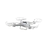 bbc droneflywifi drone quadricoptère avec caméra vga wi-fi blanc