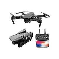 xiunia e88 pro drone haute-définition double caméra drone 4k/1080p/720p pliable wifi fpv drone 6-axe contrôle 3-niveau vitesse de commutation gps positionnement 360 ° rollingdrones et
