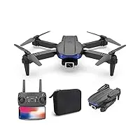 2021 mini drone avec caméra 4k fpv, 2,4 ghz l'anti-interférence, induction de gravité, vol de trajectoire, mode sans tête, 20 minutes, maintien d'altitude, facile à utiliser, pour débutants (noir)