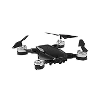 zghd drone avec caméra, drone hjhrc hj28 rc avec caméra 720p wifi fpv pour débutant entraînement altitude hold gesture photo/vidéo quadricoptère rc pliable