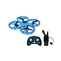 flybotic flashing drone télécommandé lumineux-double télécommande-360° flips-vol stationnaire-jouet pour enfant-dès 8 ans, 21251, multicolor