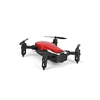 wooneky mini drone quadricoptère drone professionnel drone pliable quadcopter débutant drone débutant jouets jouet quadricoptère rc drone sans caméra plier avion appareil photo 4k rouge