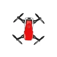 hohopeti drone sans caméra drone professionnel drone pliable quadcopter débutant mini-drone mini-jouets jouet quadricoptère rc mini drone quadricoptère petit avion appareil photo 4k rouge